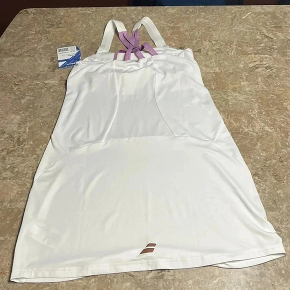 BABOLAT NWT Y2K tennis dress. Halter dress,striped, activewear,sporty,preppy - Picture 10 of 15